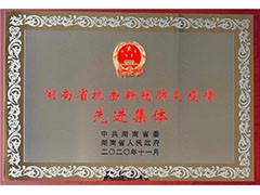 海利常德公司荣获“湖南省抗击新冠肺炎疫情先进集体”、彭长春获“先进个人”